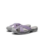 Women's Bali Leather Slide Sandal | Purple Haze/Steel Grey