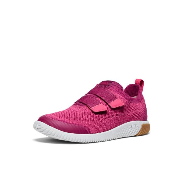 Big Kids' KNX Knit Double Strap  |  Beaujolais/Raspberry
