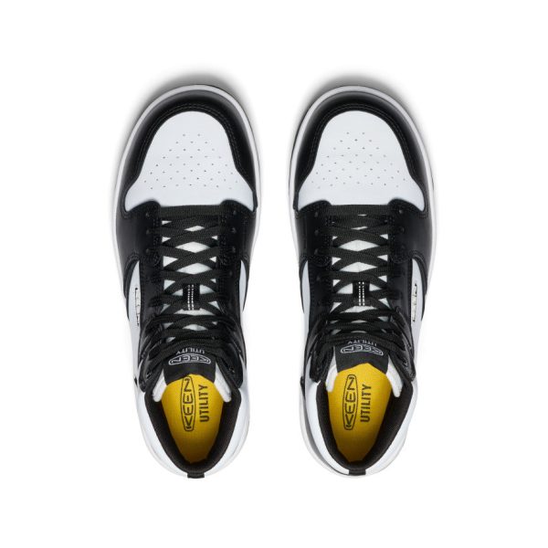 Men's Overton Mid Work Shoe (Carbon Toe)  |  Star White/Black