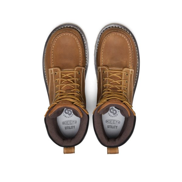 Men's Cincinnati 8 Waterproof 90° Heel Boot (Carbon Toe) | Belgian/Sandshell