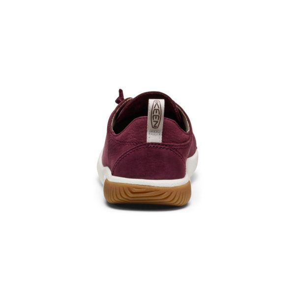 Big Kids' KNX Leather Sneaker  |  Fig/Star White