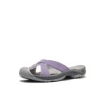 Women's Bali Leather Slide Sandal | Purple Haze/Steel Grey
